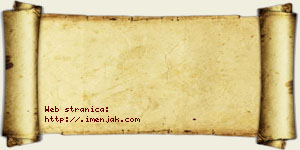 Andjelina Bošnjaković vizit kartica